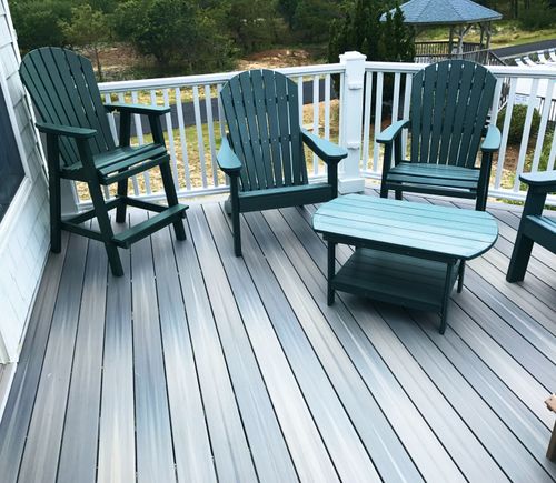 deck and porch